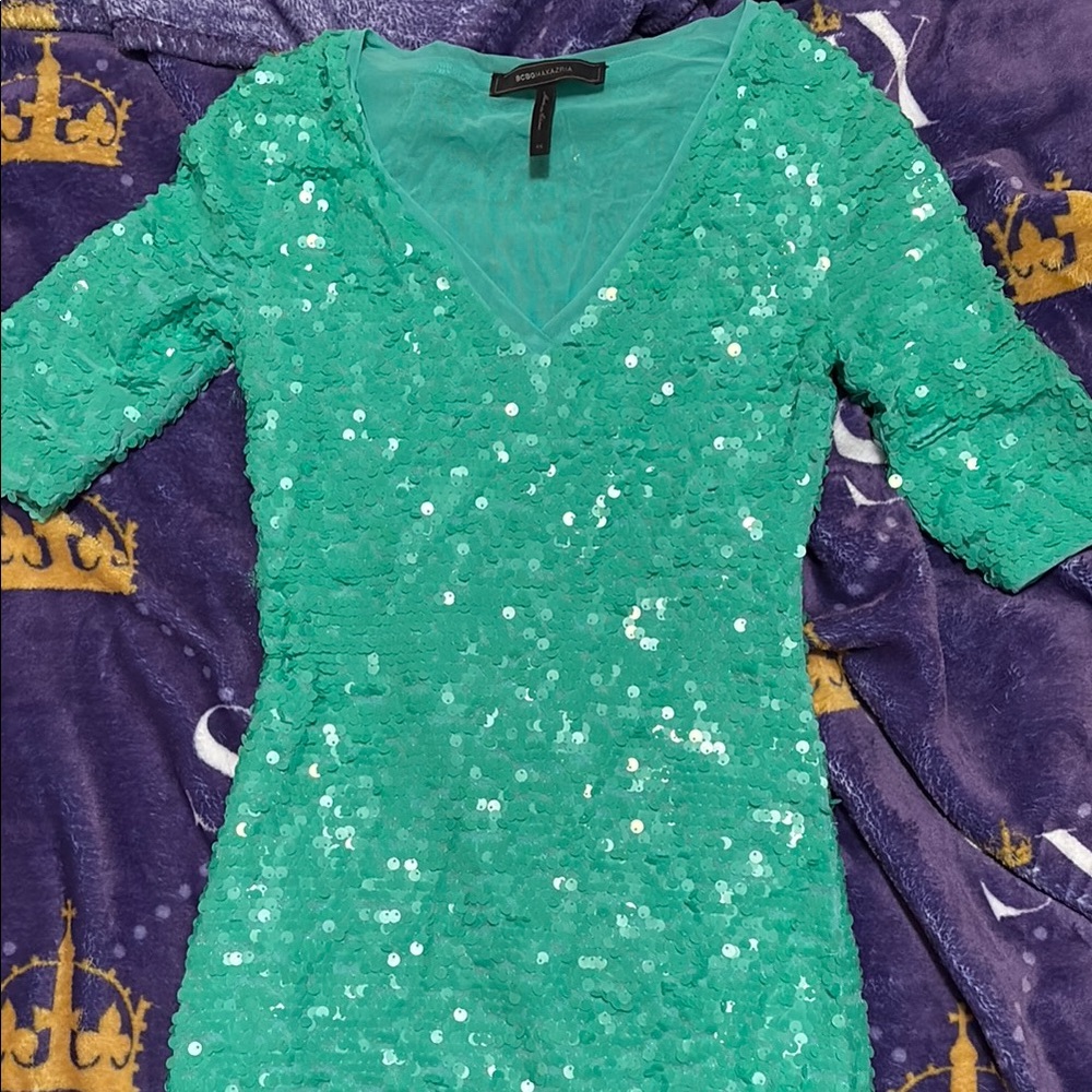 Green Sequin Dress